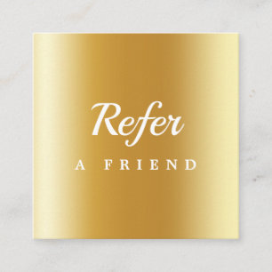 Professional Salon & Spa Referral Card Editable