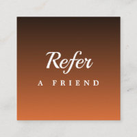 Professional Salon & Spa Referral Card | Editable