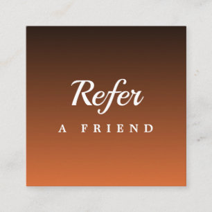 Professional Salon & Spa Referral Card Editable