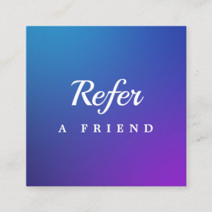 Professional Salon & Spa Referral Card Editable