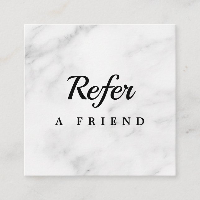 Professional Salon & Spa Referral Card | Editable  (Front)