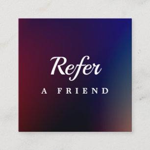 Professional Salon & Spa Referral Card   Editable 