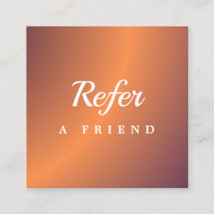 Professional Salon & Spa Referral Card   Editable 