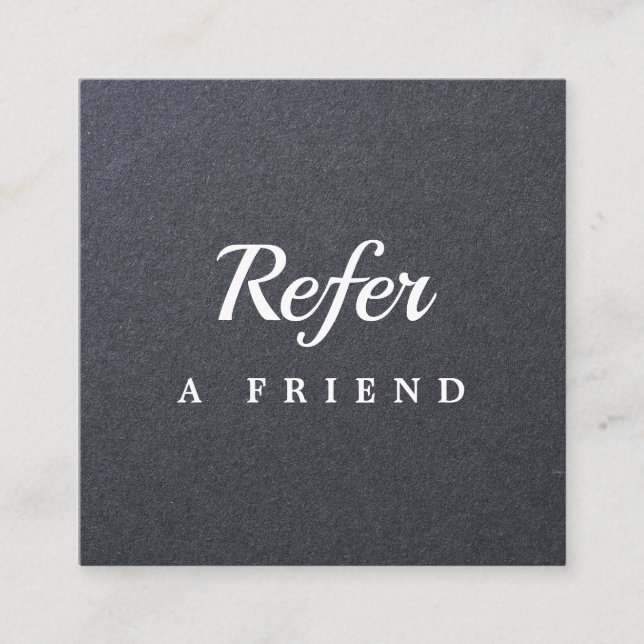 Professional Salon & Spa Referral Card | Editable  (Front)