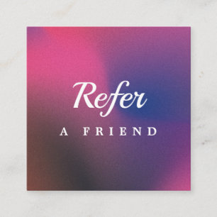 Professional Salon & Spa Referral Card Editable