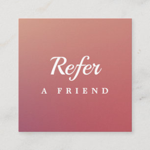 Professional Salon & Spa Referral Card   Editable 