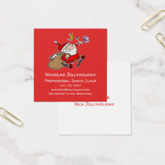 Professional Santa Claus Funny Informal Cartoon