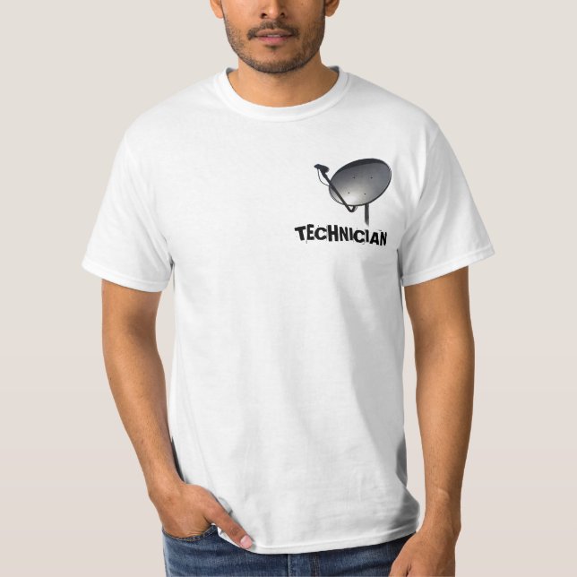 PROFESSIONAL SATELLITE DISH TECHNICIAN T-Shirt (Front)