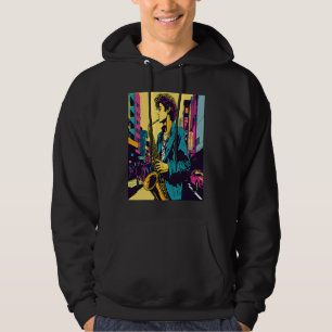 Professional Saxophone Musician Retro Pop Saxophon Hoodie