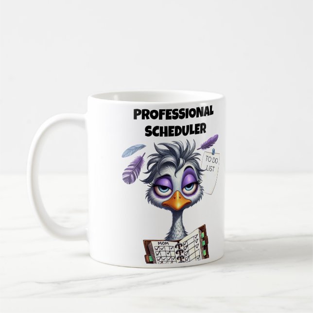 Professional Schedular Mum Coffee Mug (Left)