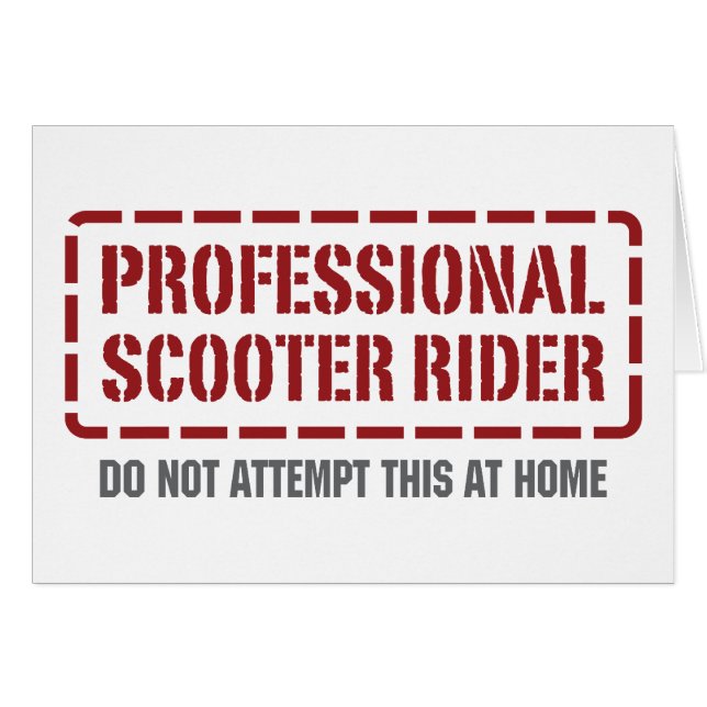 Professional Scooter Rider (Front Horizontal)