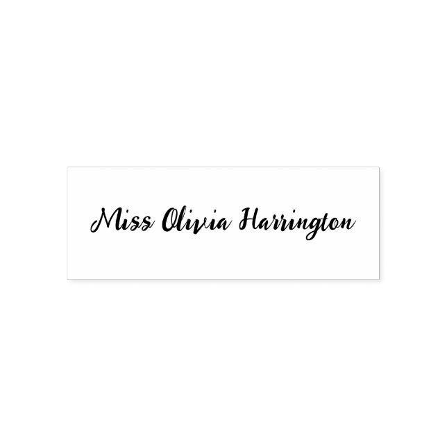 Professional Signature Name Business  Self-inking Stamp (Design)