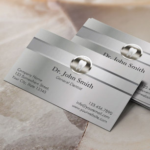 Professional Silver Metal Dental Appointment