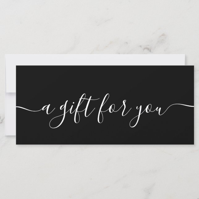 Professional Simple Chic Boutique Gift Certificate (Front)