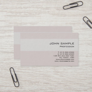 Professional Simple Elegant Harmonic Colours Luxur Business Card