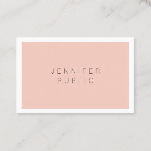 Professional Simple Elegant Modern Minimalist Business Card