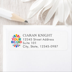Professional Simple Logo Business Return Address