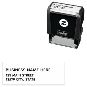 Professional Simple Modern return address Self-inking Stamp
