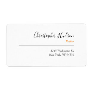 Professional Simple Plain Realtor Real Estate