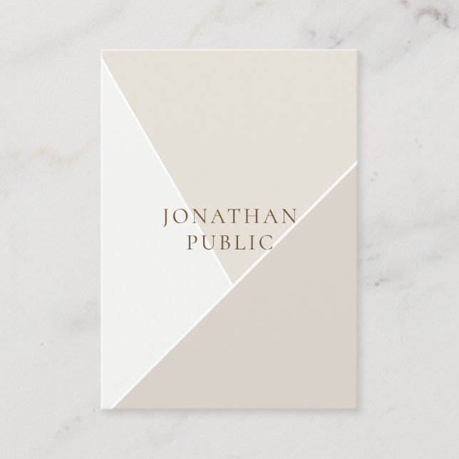 Professional Simple Template Minimalist Modern Business Card (Front)