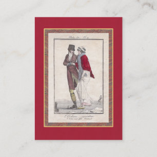 Professional Skating Coach Elegant Vintage Business Card