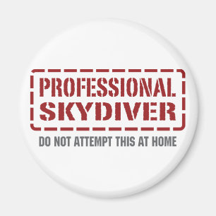 Professional Skydiver Magnet
