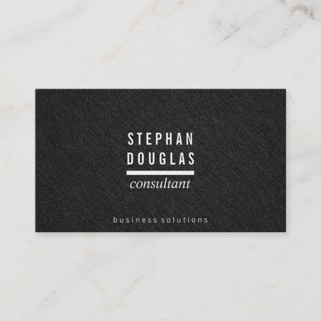 Professional | Sleek Business Card (Front)