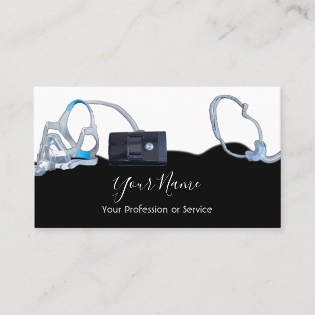 Professional sleep apnoea cpap business card (Front)