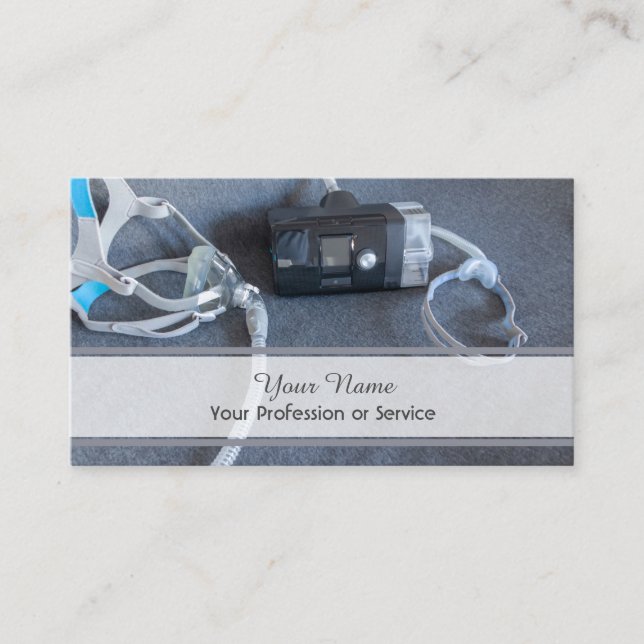 Professional sleep apnoea cpap business card (Front)