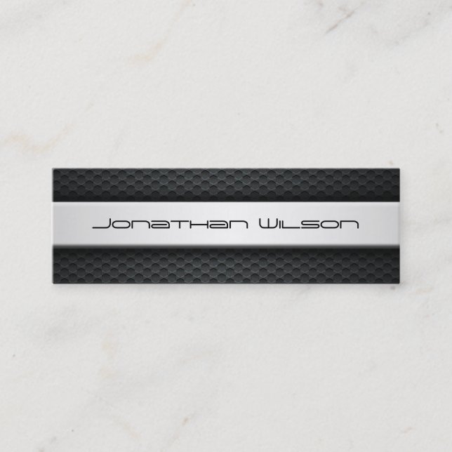 Professional Slim Line Carbon Fibre Business Card (Front)