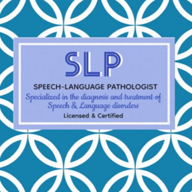 Professional! SLP custom business cards (Creator Uploaded)