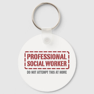 Professional Social Worker Key Ring