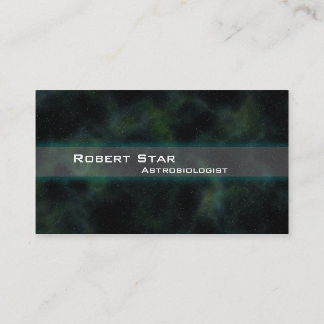 Professional Space Astronomy Nebula Business Cards (Front)
