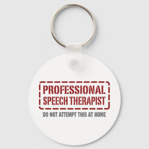 Professional Speech Therapist Key Ring