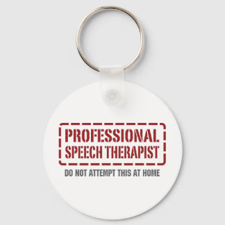Professional Speech Therapist Key Ring