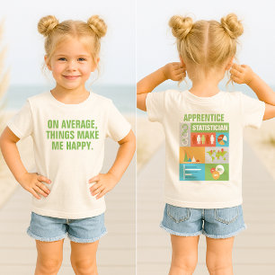 Professional Statistician Iconic Design Custom Baby T-Shirt