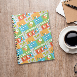 Professional Statistician Iconic Design Notebook