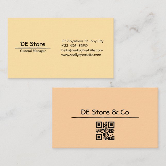 Professional & Stylish Business Card  (Front/Back)