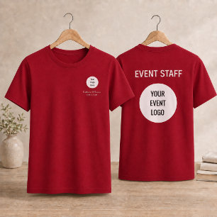 Professional Stylish Employee Name Business Logo T-Shirt
