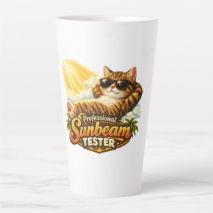 Professional Sunbeam Tester Funny Cat Lat Latte Mug