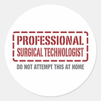 Professional Surgical Technologist Classic Round Sticker
