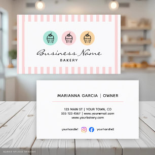 Professional Sweet Bakery Business Card