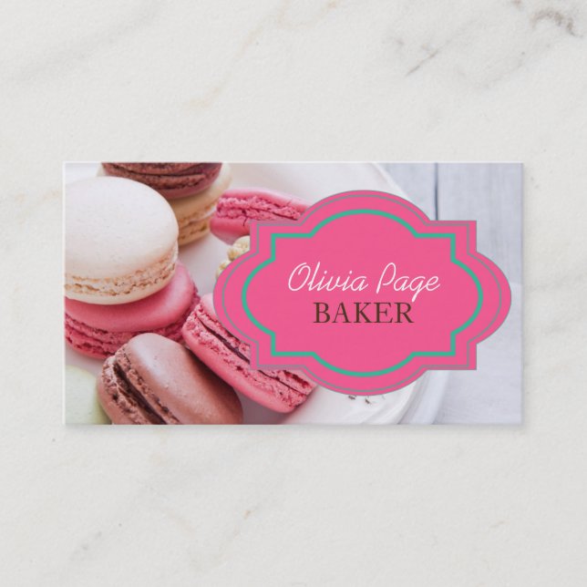 Professional Sweets Bakery Business Card (Front)