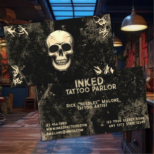 Professional Tattoo Artist Business Card