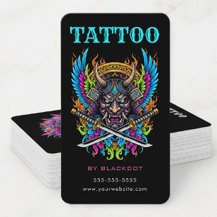 Professional Tattoo Artist Tattoo Shop Tattooist Business Card