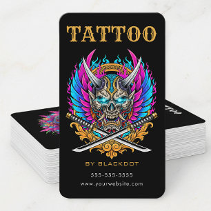 Professional Tattoo Studio Tattoo Shop Tattooist Business Card