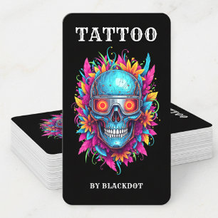 Professional Tattoo Style Tattoo Studio Tattooist Business Card