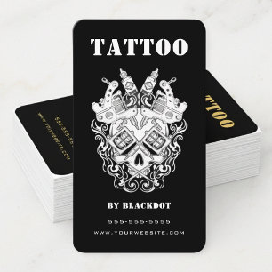 Professional Tattooist Tattoo Studio Tattoo Shop Business Card