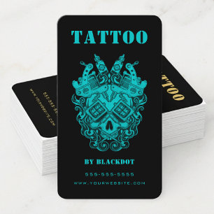 Professional Tattooist Tattoo Studio Tattoo Shop Business Card