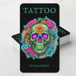 Professional Tattooists Tattoo Studio Branding Business Card